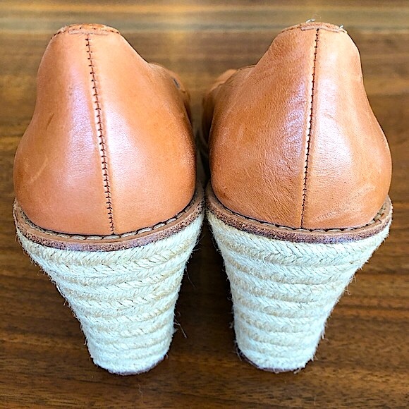 ❌SOLD❌ Michael KORS Sandals, Leather Open Toe ESPADRILLE! - Picture 4 of 16